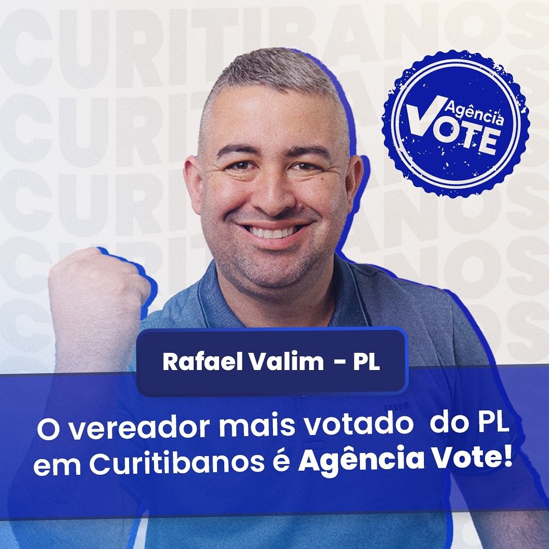 Rafael Valim — PL, vereador mais votado do PL em Curitibanos